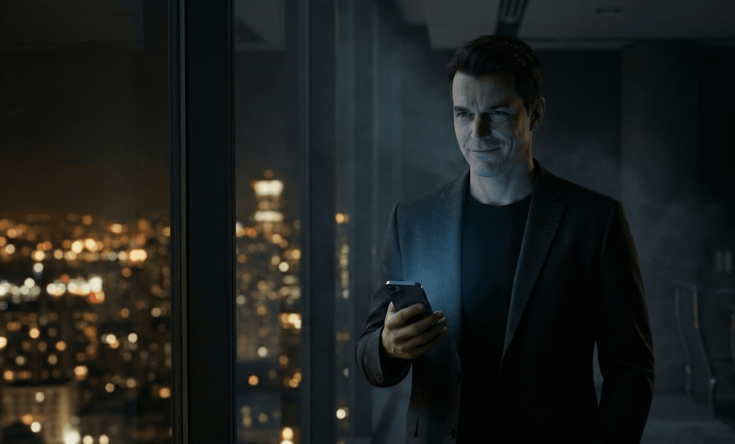 Hombre NORTUS liderando su relacion con confianza y autoridad